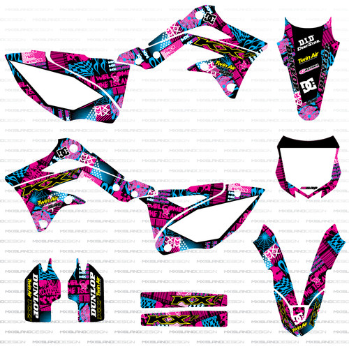 2013 2014 2015 kxf - 450, graphic